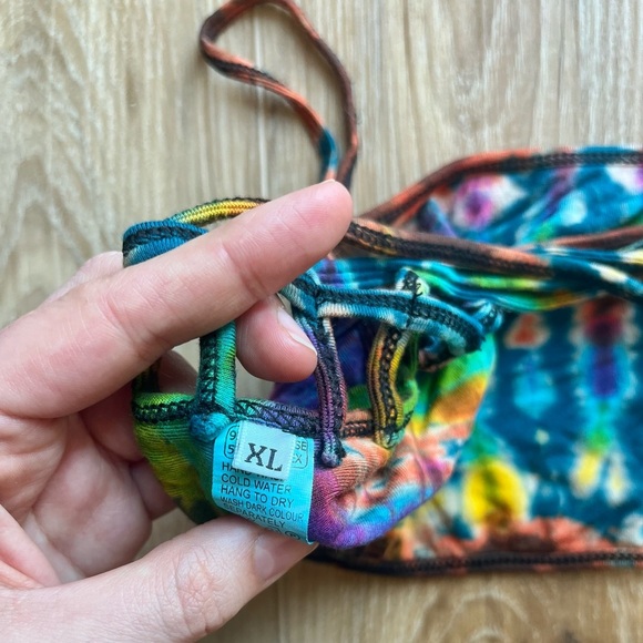 Handmade Tie-Dye Bralette Size XL NWOT - Picture 3 of 5